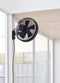 Lucci AIR BK Wandventilator 50 W (Ø) 410 mm Zwart
