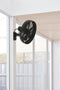 Lucci AIR BK Wandventilator 50 W (Ø) 410 mm Zwart