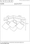 Lucide ALION - Plafondspot - 4xE14 - Zwart