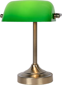 Lucide BANKER - Bureaulamp - 1xE14 - Brons