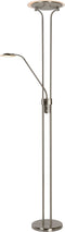 Lucide CHAMPION-LED - Leeslamp - Ø 30 cm - LED Dimb. - 3000K - Mat chroom
