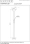 Lucide CHAMPION-LED - Leeslamp - Ø 30 cm - LED Dimb. - 3000K - Mat chroom
