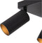 Lucide CLUBS - Plafondspot - 4xGU10 - Zwart