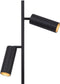Lucide CLUBS - Vloerlamp - 2xGU10 - Zwart