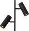 Lucide CLUBS - Vloerlamp - 2xGU10 - Zwart