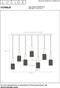 Lucide CORALIE - Hanglamp - 7xE27 - Mat Goud / Messing