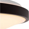 Lucide DASHER - Plafonnière Badkamer - Ø 29,3 cm - LED - 1x12W 2700K - IP44 - Beweging & dag/nacht sensor - Zwart