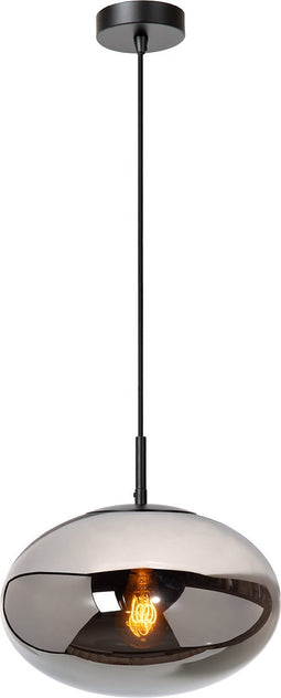 Lucide ELEGANCE - Hanglamp - Ø 30 cm - 1xE27 - Fumé