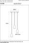 Lucide EVORA - Hanglamp - Ø 25 cm - 3xGU10 - Taupe