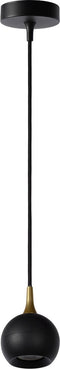 Lucide FAVORI - Hanglamp - Ø 9 cm - 1xGU10 - Zwart