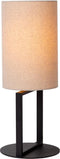 Lucide HERMAN - Tafellamp - Ø 20 cm - 1xE27 - Beige