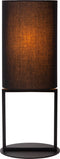 Lucide HERMAN - Tafellamp - Ø 20 cm - 1xE27 - Zwart