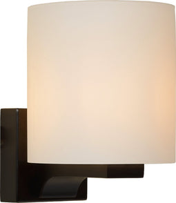 Lucide JENNO - Wandlamp Badkamer - 1xG9 - IP44 - Zwart