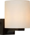 Lucide JENNO - Wandlamp Badkamer - 1xG9 - IP44 - Zwart