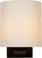 Lucide JENNO - Wandlamp Badkamer - 1xG9 - IP44 - Zwart