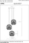Lucide JERREL - Hanglamp - Ø 51 cm - 3xE27 - Zwart