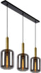 Lucide JOANET - Hanglamp - 3xE27 - Fumé