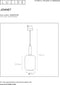 Lucide JOANET - Hanglamp - Ø 22 cm - 1xE27 - Fumé