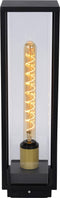 Lucide LAURENS - Sokkellamp - 1xE27 - IP54 - Zwart