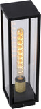 Lucide LAURENS - Sokkellamp - 1xE27 - IP54 - Zwart