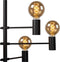 Lucide LEANNE - Hanglamp - Ø 65 cm - 10xE27 - Zwart