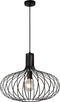 Lucide MANUELA - Hanglamp - Ø 50 cm - 1xE27 - Zwart