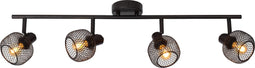 Lucide MAREN - Plafondspot - 4xE14 - Zwart