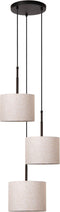 Lucide MAYA - Hanglamp - Ø 46 cm - 3xE27 - Beige