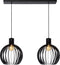 Lucide MIKAELA - Hanglamp - 2xE27 - Zwart