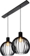 Lucide MIKAELA - Hanglamp - 2xE27 - Zwart