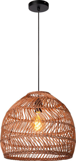 Lucide MOLOKO - Hanglamp - Ø 40 cm - 1xE27 - Okergeel