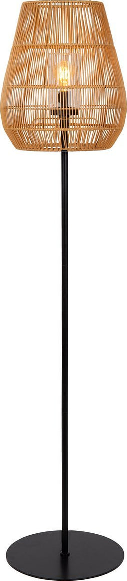 Lucide NERIDA - Vloerlamp Binnen/Buiten - Ø 35 cm - 1xE27 - IP44 - Naturel
