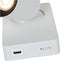 Lucide NIGEL - Bedlamp / Wandlamp - LED Dim to warm - GU10 - 1x5W 2200K/3000K - Met USB oplaadpunt - Wit