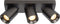 Lucide NIGEL - Plafondspot - LED Dim to warm - GU10 - 3x5W 2200K/3000K - Antraciet