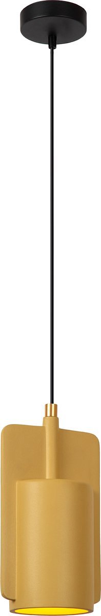 Lucide NINJA - Hanglamp - Ø 11,5 cm - 1xE27 - Geel