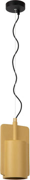 Lucide NINJA - Hanglamp - Ø 11,5 cm - 1xE27 - Geel