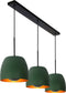 Lucide NOLAN - Hanglamp - 3xE27 - Groen