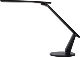 Lucide PRACTICO - Bureaulamp - LED Dim to warm - 1x10W 2700K/6000K - Met USB oplaadpunt - Zwart