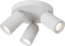 Lucide PUNCH - Plafondspot - Ø 21 cm - 3xGU10 - Wit
