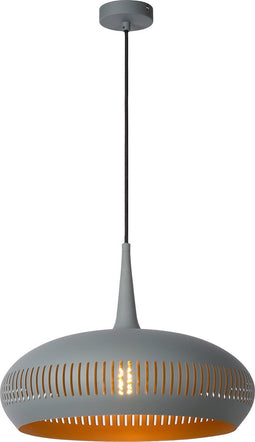 Lucide RAYCO - Hanglamp - Ø 45 cm - 1xE27 - Grijs
