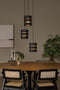 Lucide ROSAS - Hanglamp - Ø 43 cm - 3xE27 - Zwart