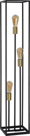 Lucide RUBEN - Vloerlamp - 3xE27 - Zwart