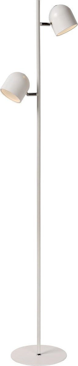 Lucide SKANSKA - Vloerlamp - LED Dimb. - 2x5W 3000K - Wit