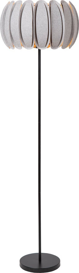Lucide SPENCER - Vloerlamp - Ø 40 cm - 1xE27 - Grijs