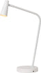 Lucide STIRLING - Oplaadbare Bureaulamp - Accu/Batterij - LED 3 StepDim - 1x3W 2700K - Wit