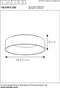 Lucide TALOWE LED - Plafonnière - Ø 30 cm - LED Dimb. - 1x20W 3000K - Wit