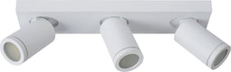 Lucide TAYLOR - Plafondspot Badkamer - LED Dim to warm - GU10 - 3x5W 2200K/3000K - IP44 - Wit