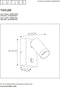 Lucide TAYLOR - Wandspot / Wandlamp Binnen/Buiten - 1xGU10 - IP54 - Beweging & dag/nacht sensor - Wit