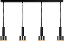 Lucide TEUN - Hanglamp - 4xE27 - Zwart