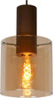 Lucide TOLEDO - Hanglamp - 3xE27 - Amber